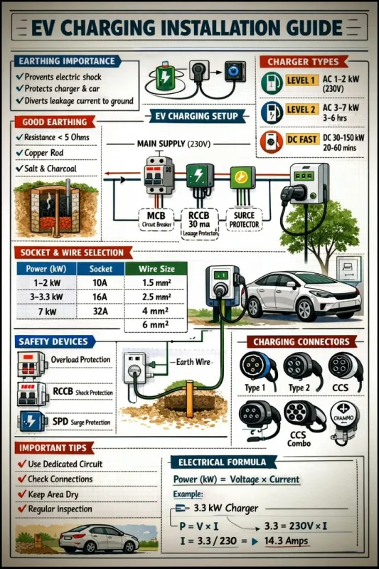 Elektrikli Araç Şarj İstasyonları ve Elektrikçi Kurulum Standartları